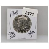 1968 40% Silv JFK Half $1 Dollar