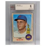 1968 Topps All-Star RC #45 Tom Seaver HOF BVG 6