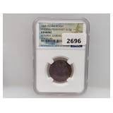 NGC Genuine 1808 India 10 CASH