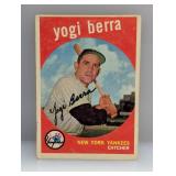 1959 Topps Baseball #180 Yogi Berra HOF Yankees Mk