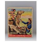 1933 Goudey Gum UNHORSED R73-INDIAN GUM Damage