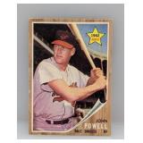 1962 Topps John Powell 99 Indents/Edges