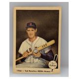 1959 Fleer #57 (Ted Williams) HOF Red Sox Crease