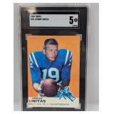 1969 Topps Johnny Unitas #25 SGC 5