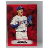 2025 Stadium Club Yoshinobu Yamamoto ï¿½Red Foilï¿½
