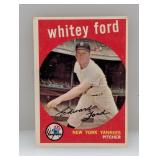 1959 Topps #430 Whitey Ford HOF Yankees Surface
