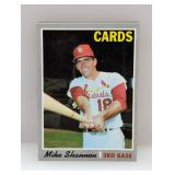 1970 TOPPS Mike Shannon Tuff HN 614