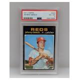 1971 Topps #250 Johnny Bench HOF PSA 4