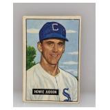 1951 Bowman baseball #123 Howie Judson White Sox