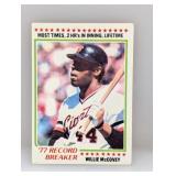 1978 TOPPS Baseball Willie McCovey HOF 3 Crease