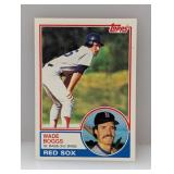 1983 Topps #498 Wade Boggs HOF Red Sox/Yankees