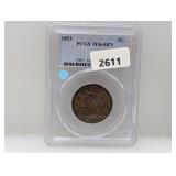 PCGS 1853 MS64BN Large One Cent