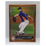 2022 Topps Chrome Ben Baller Verlander Orange /25