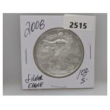 2008 1oz .999 Silv Eagle $1 Dollar