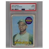 1969 Reggie Jackson Topps RC Rookie #260 PSA 2