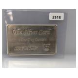 1oz .999 Silv Pyromet Card w/COA
