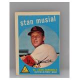 1959 Topps Baseball Card #150 Stan Musial HOF