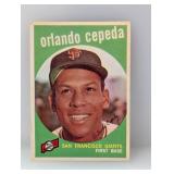 1959 Topps Orlando Cepeda #390 E/S/C/S