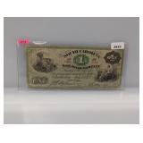 1873 South Carolina $1 Railroad Co Note