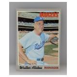 1970 TOPPS Baseball Walter Alston HOF 242