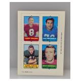 1969 TOPPS Four in One Football Larry Wilson C/S