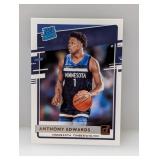 2020 Donruss Anthony Edwards RC #201 Rated Rookie