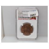 NGC Genuine 1967 G Britain Penny