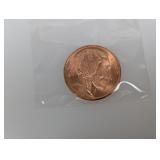 1oz .999 Copper Buffalo Round