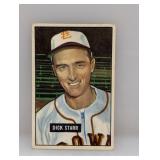 1951 Bowman baseball #137 - Dick Starr "Browns"