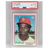 1978 Topps Lou Brock #170 PSA 8