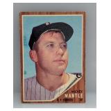 1962 Topps Mickey Mantle 200 Crease/Indent/Stain
