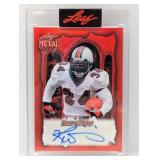 6/13 2025 Leaf Metal Ricky Williams Auto Red