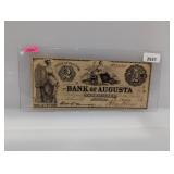 1861 $2 Bank of Augusta Note