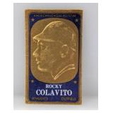1965 Topps Embossed Rocky Colavito HOF Athletics