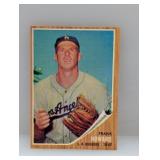 1962 TOPPS FRANK HOWARD GREEN TINT VAR 175 Surface