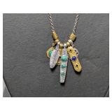 32" .925 Sterl Silpada Mixed Metal Necklace 17.4g