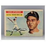 1956 Topps #292 Luis Aparicio Rookie HOF Creases