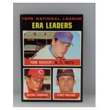 1971 Topps NL ERA Leaders 68