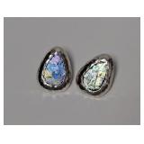 .925 Sterl Multi-stone Earrings