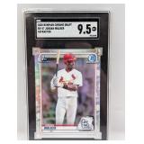 2020 1st Bowman Chrome Jordan Walker Ref SGC 9.5