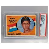 1960 Topps Rookie Star Manuel Javier #133 PSA 5
