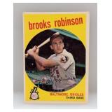 1959 Topps Brooks Robinson HOF Orioles Wrinkle