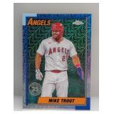 2025 Mike Trout Topps Chrome Silver Pack Mojo Ref