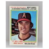 1978 TOPPS Baseball NOLAN RYAN HOF 6