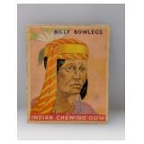1933 Goudey Gum BILLY BOWLEGS-SEMINOLE CHIEF DMG