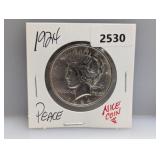 1924 90% Silv Peace $1 Dollar