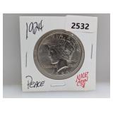 1924 90% Silv Peace $1 Dollar