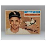 1956 Topps Nellie Fox - Gray Back 118 Edges