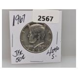 1967 40% Silv JFK Half $1 Dollar