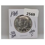 1968 40% Silv JFK Half $1 Dollar